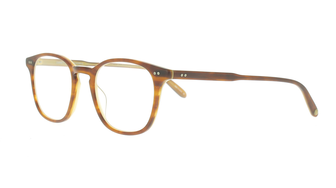 Paire de lunettes de vue Garrett-leight Clark couleur brun - Côté à angle - Doyle