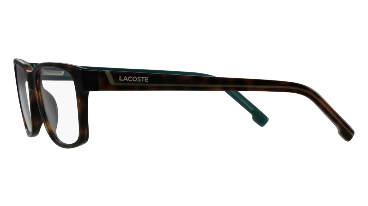 Paire de lunettes de vue Lacoste L2692 couleur brun - Côté à angle - Doyle