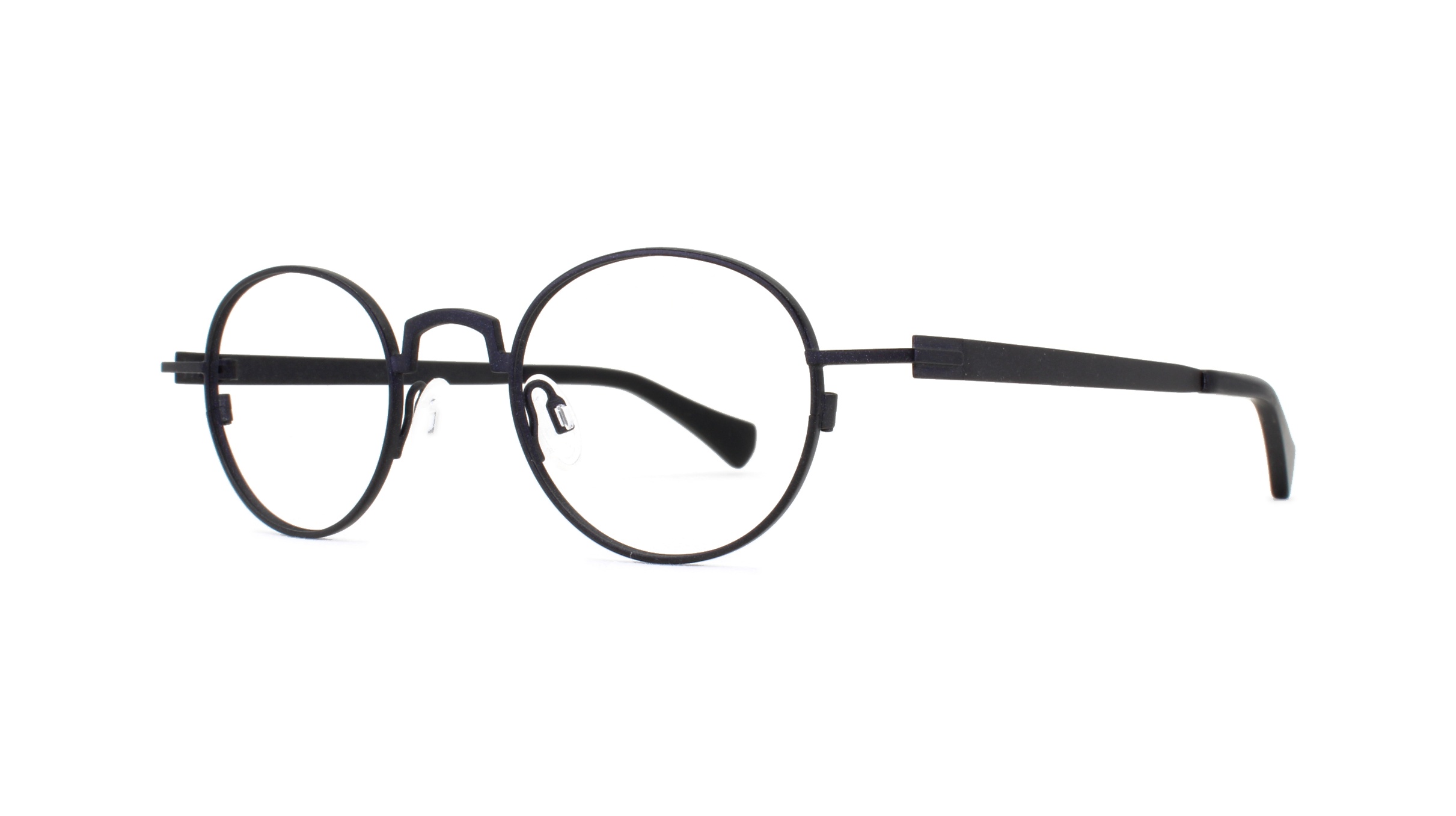 Paire de lunettes de vue Matttew-eyewear Orchid couleur noir - Côté à angle - Doyle