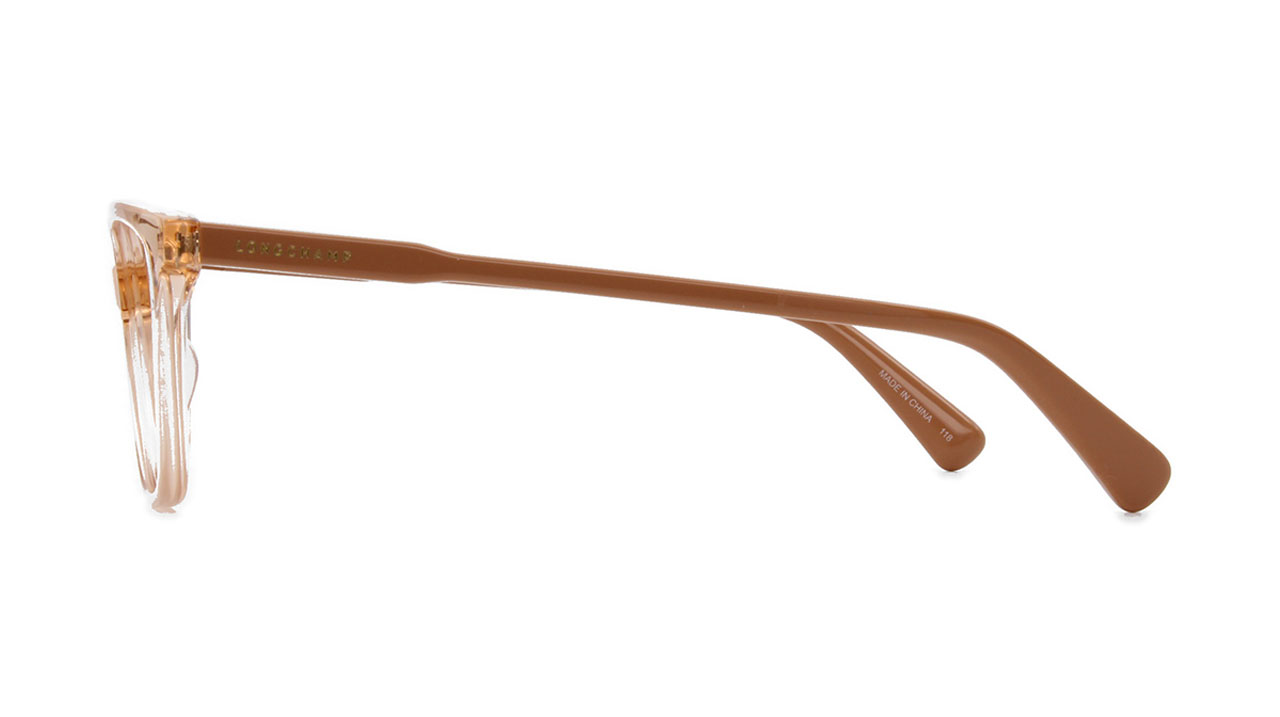 Paire de lunettes de vue Longchamp Lo2607 couleur sable - Côté droit - Doyle