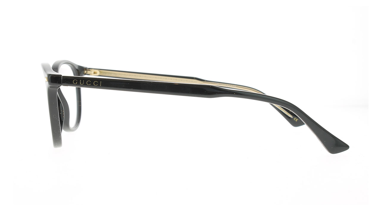 Paire de lunettes de vue Gucci Gg0187o couleur noir - Côté droit - Doyle