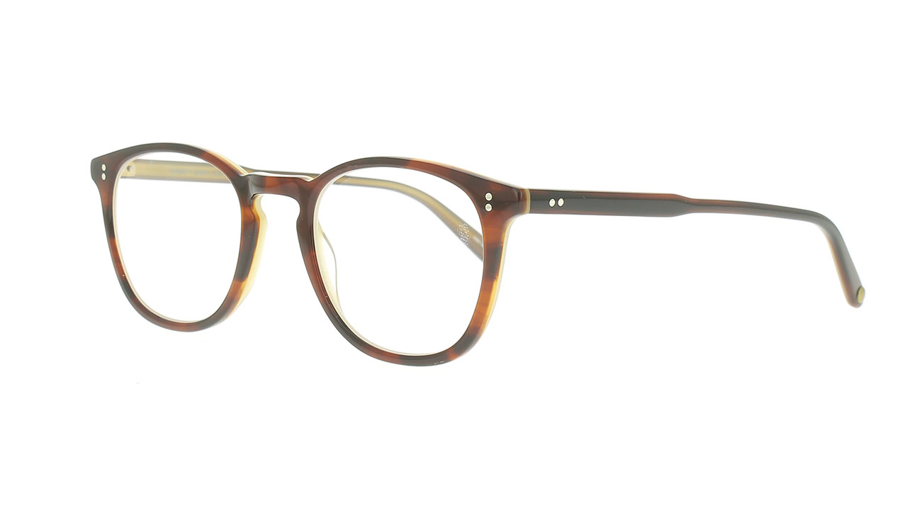 Paire de lunettes de vue Garrett-leight Kinney couleur brun - Côté à angle - Doyle