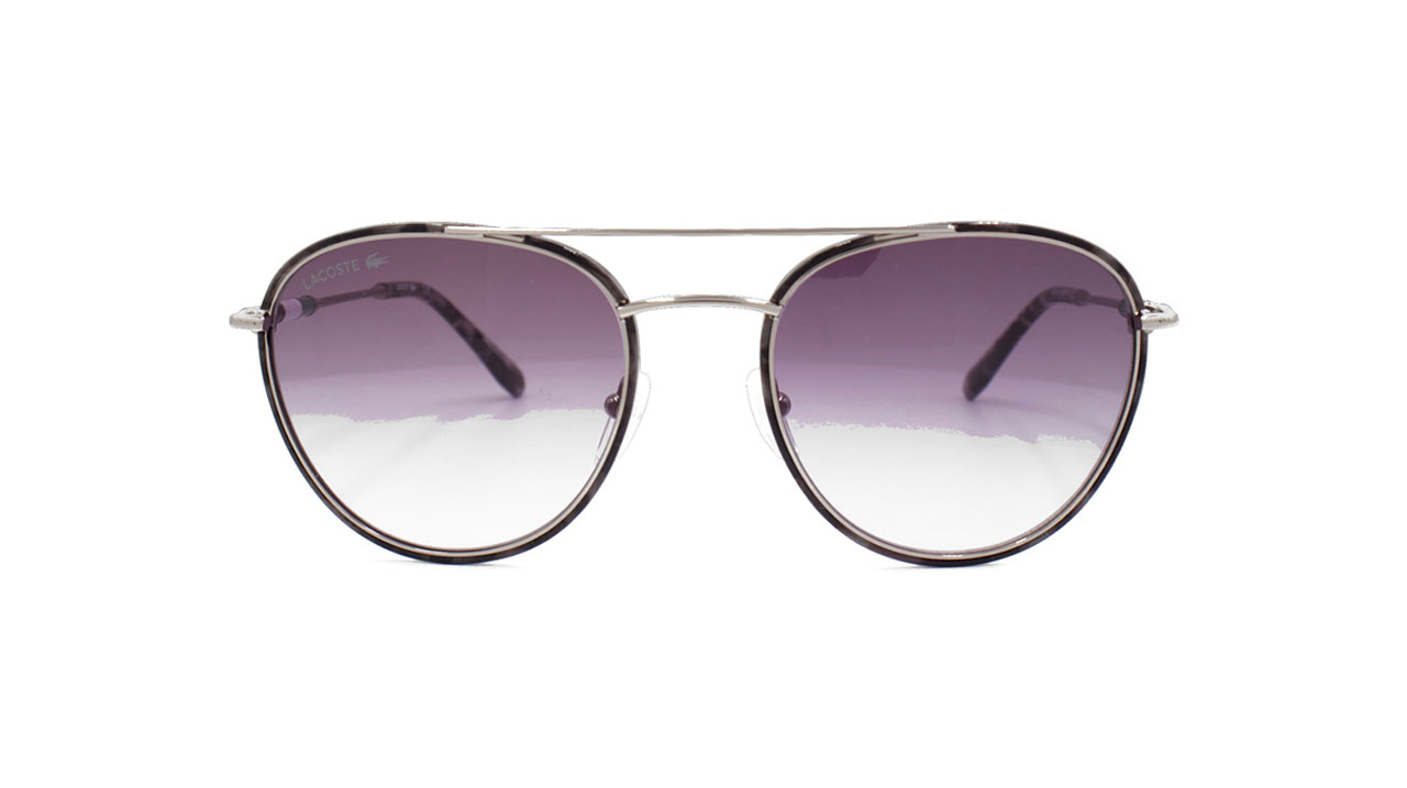 Paire de lunettes de soleil Lacoste L102snd couleur bronze - Doyle