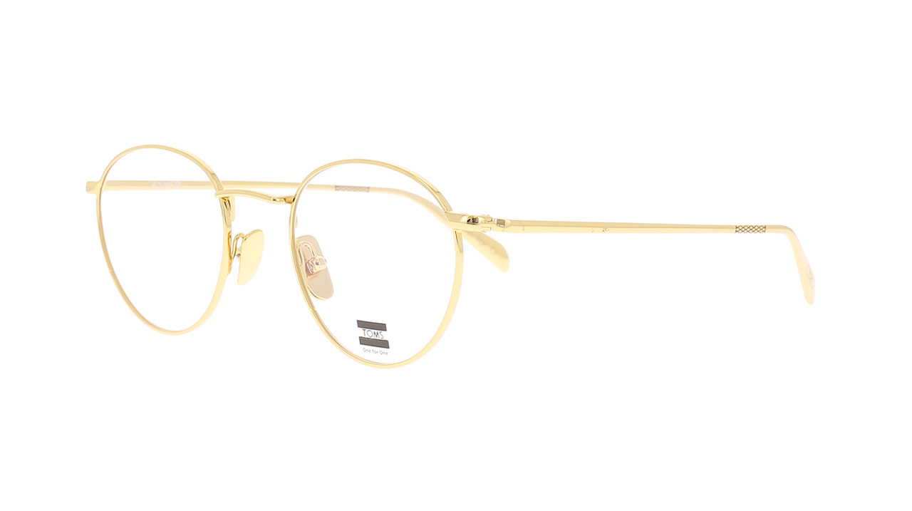 Glasses Toms Asher, gold colour - Doyle