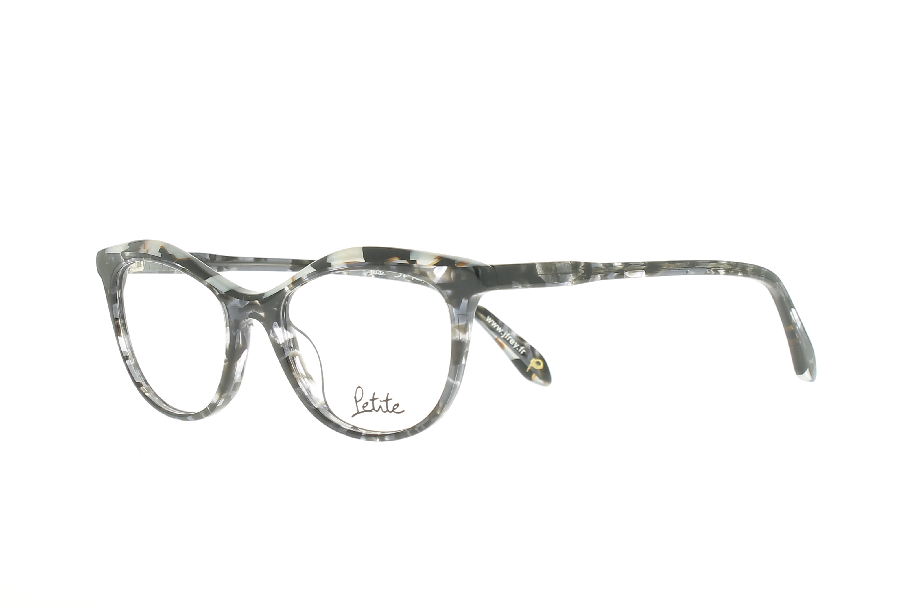 Paire de lunettes de vue Jf-rey-petite Pa060 couleur noir - Côté à angle - Doyle
