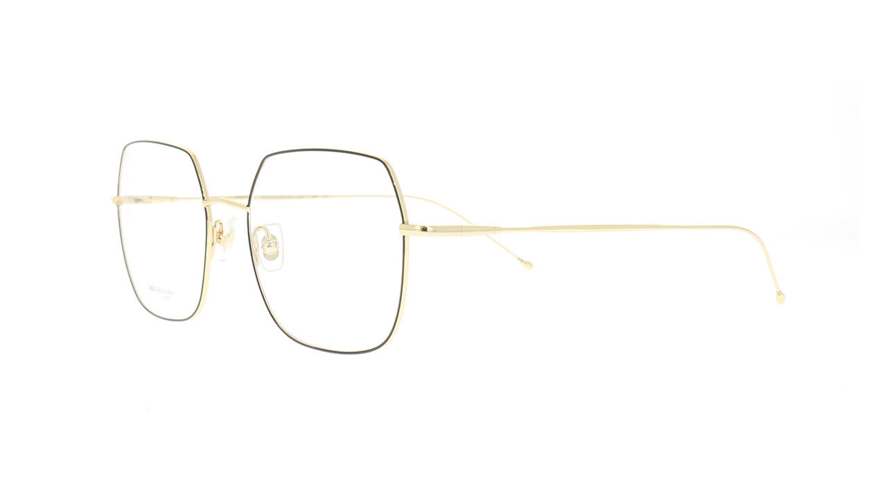 Paire de lunettes de vue Gigi-studios Dahlia couleur noir - Côté à angle - Doyle