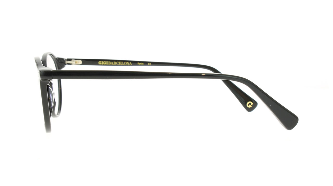 Paire de lunettes de vue Gigi-studios Brooks couleur noir - Côté droit - Doyle