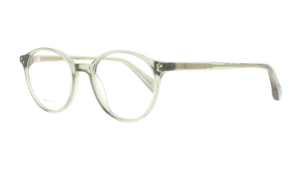 Paire de lunettes de vue Gigi-studios Brooks couleur vert - Côté à angle - Doyle