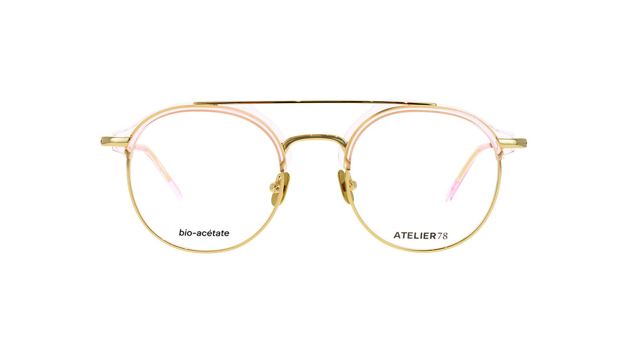 Paire de lunettes de vue Atelier78 Finca couleur rose - Doyle