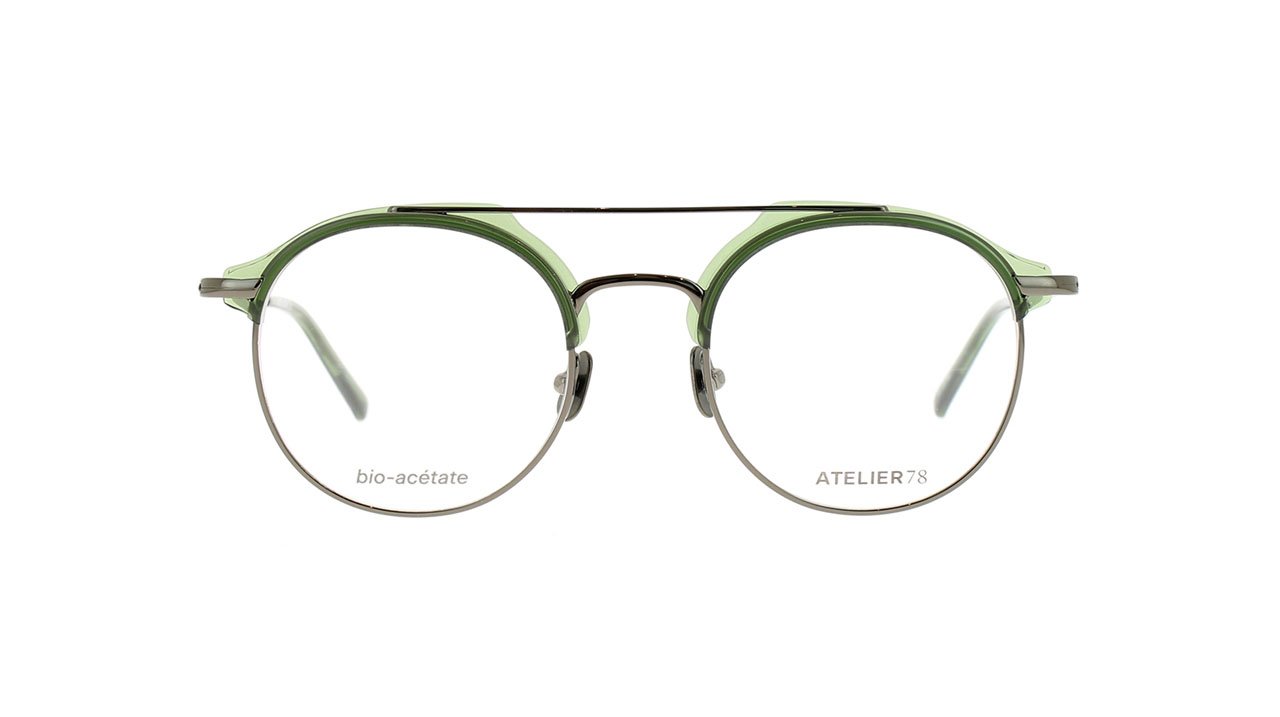 Paire de lunettes de vue Atelier78 Finca couleur vert - Doyle