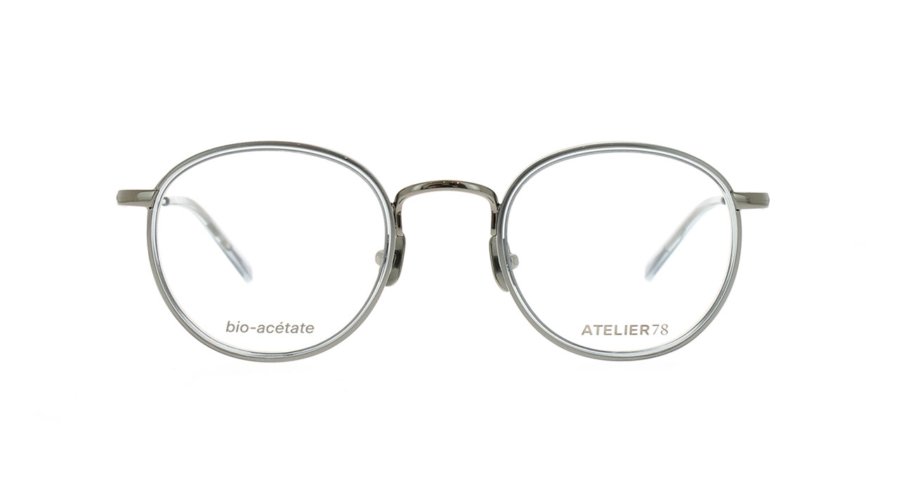 Paire de lunettes de vue Atelier78 Dany couleur gris - Doyle