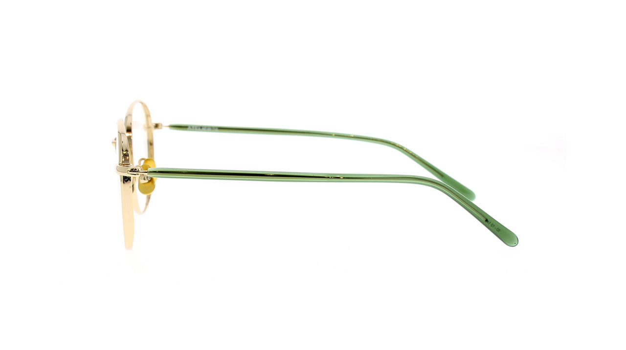 Paire de lunettes de vue Atelier78 Bamboo couleur vert - Côté droit - Doyle