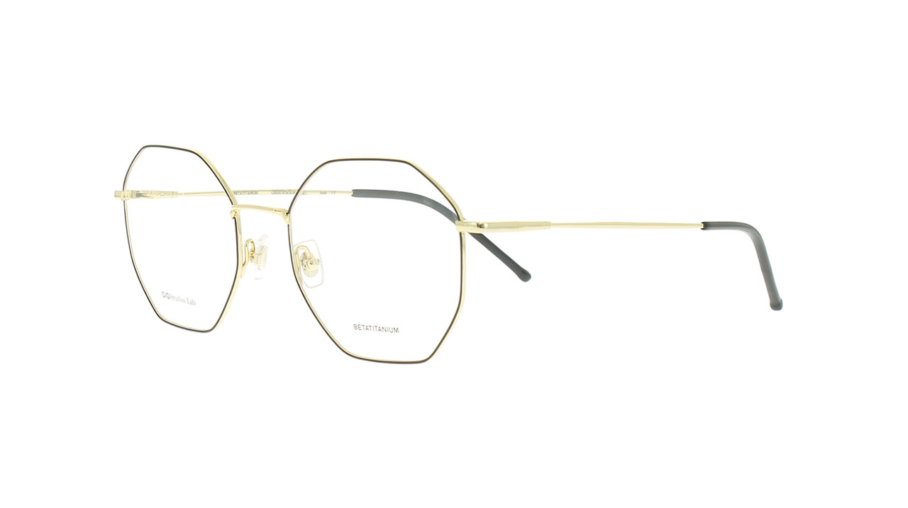 Paire de lunettes de vue Gigi-studios Lea couleur noir - Côté à angle - Doyle