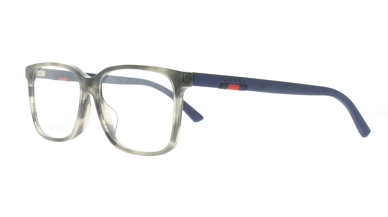 Paire de lunettes de vue Gucci Gg0426oa couleur gris - Côté à angle - Doyle