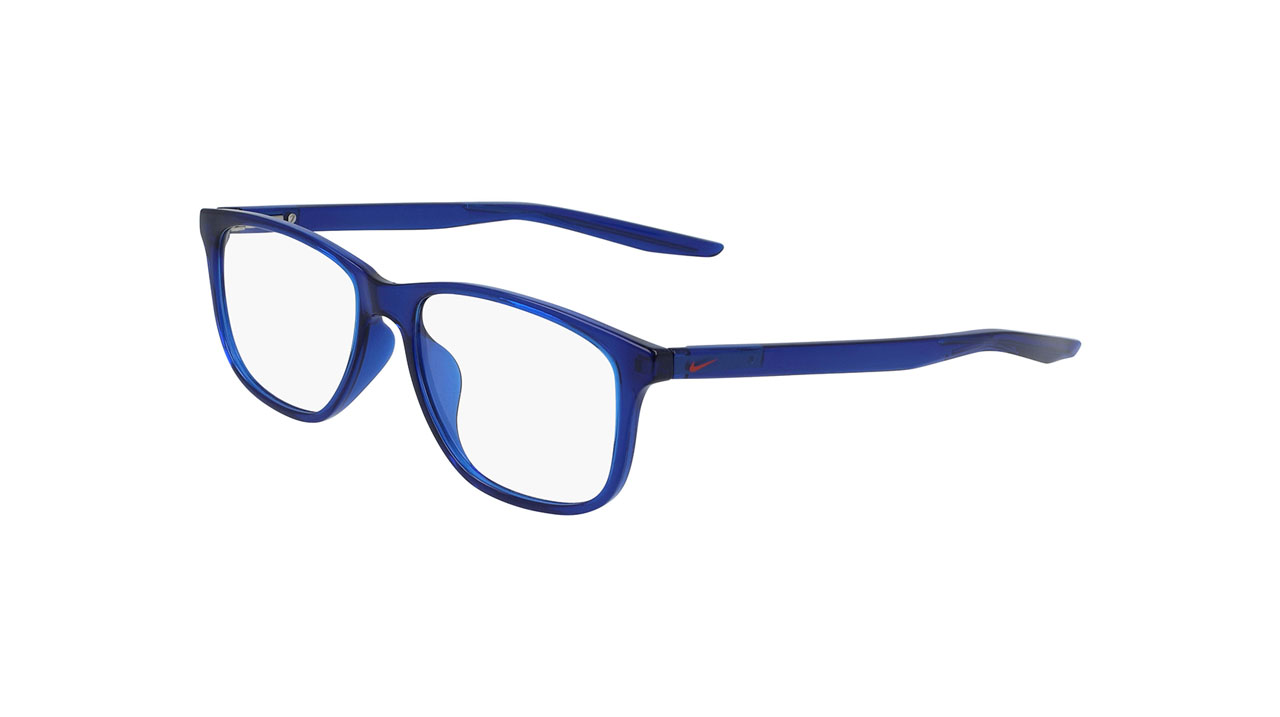Paire de lunettes de vue Nike-junior 5019 couleur marine - Côté à angle - Doyle