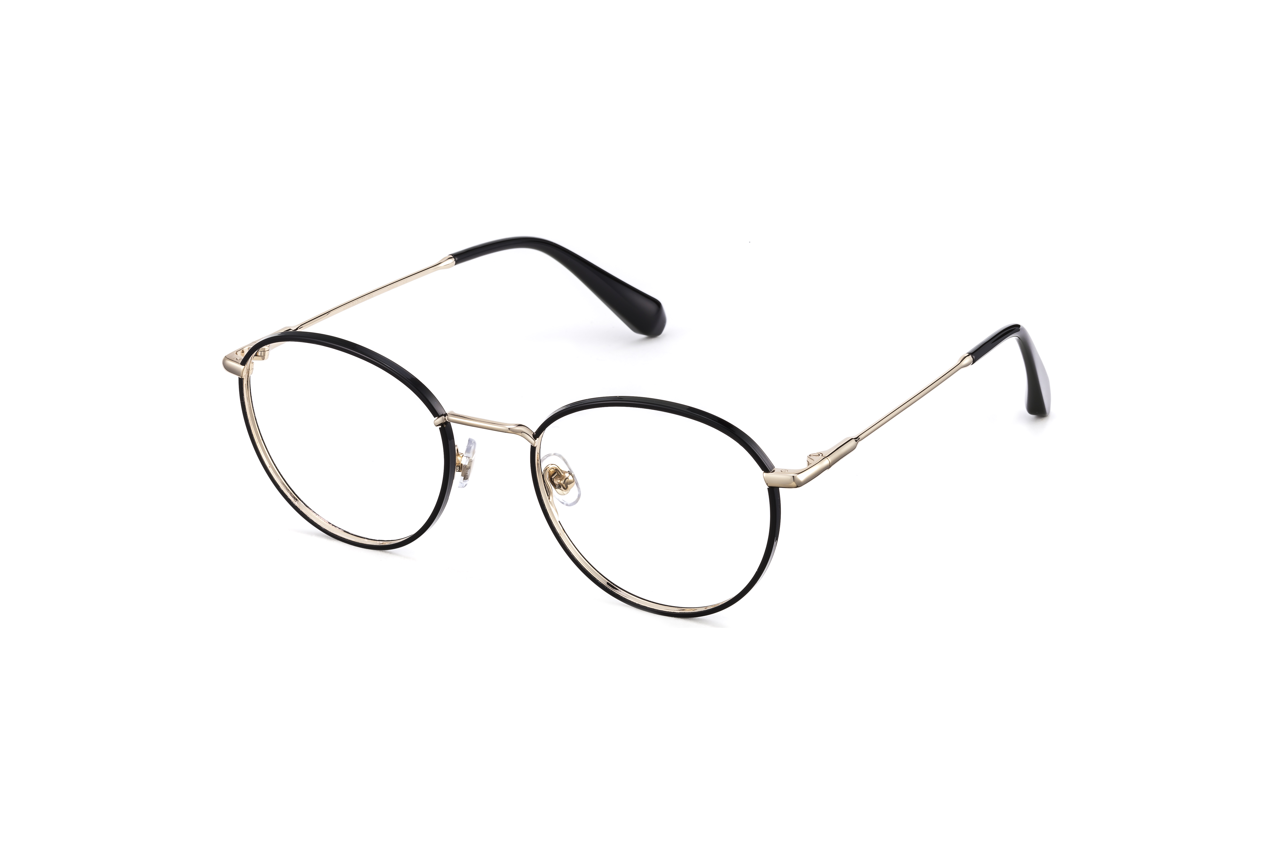 Paire de lunettes de vue Gigi-studios Bailey couleur noir - Côté à angle - Doyle