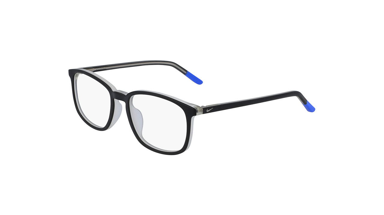 Paire de lunettes de vue Nike 5542 couleur noir - Côté à angle - Doyle