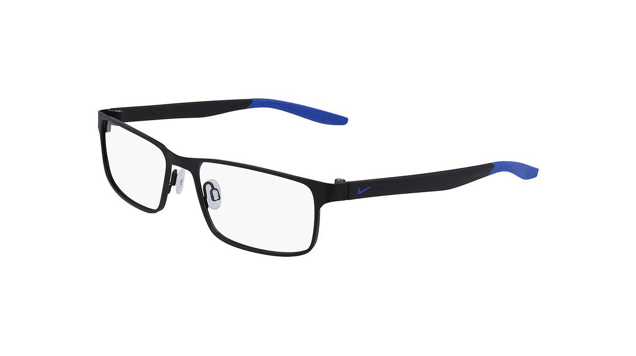 Paire de lunettes de vue Nike 8131 couleur noir - Côté à angle - Doyle