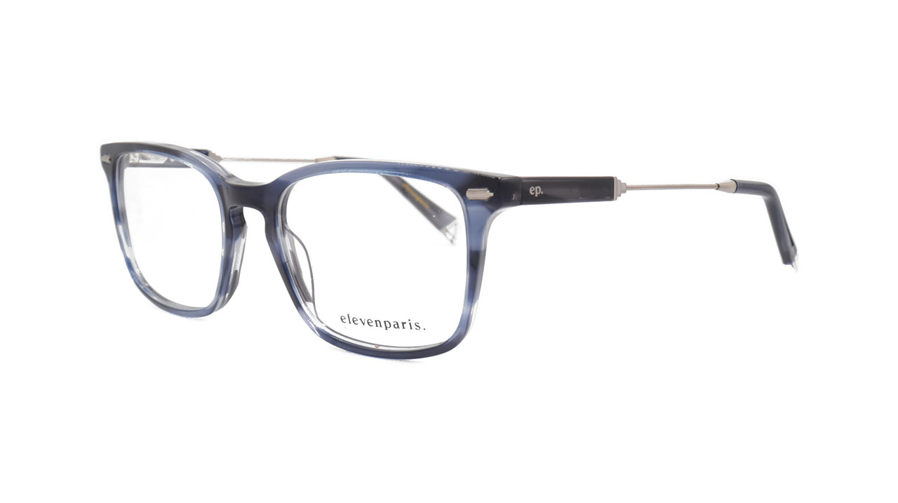 Paire de lunettes de vue Eleven-paris Epaa114 couleur gris - Côté à angle - Doyle