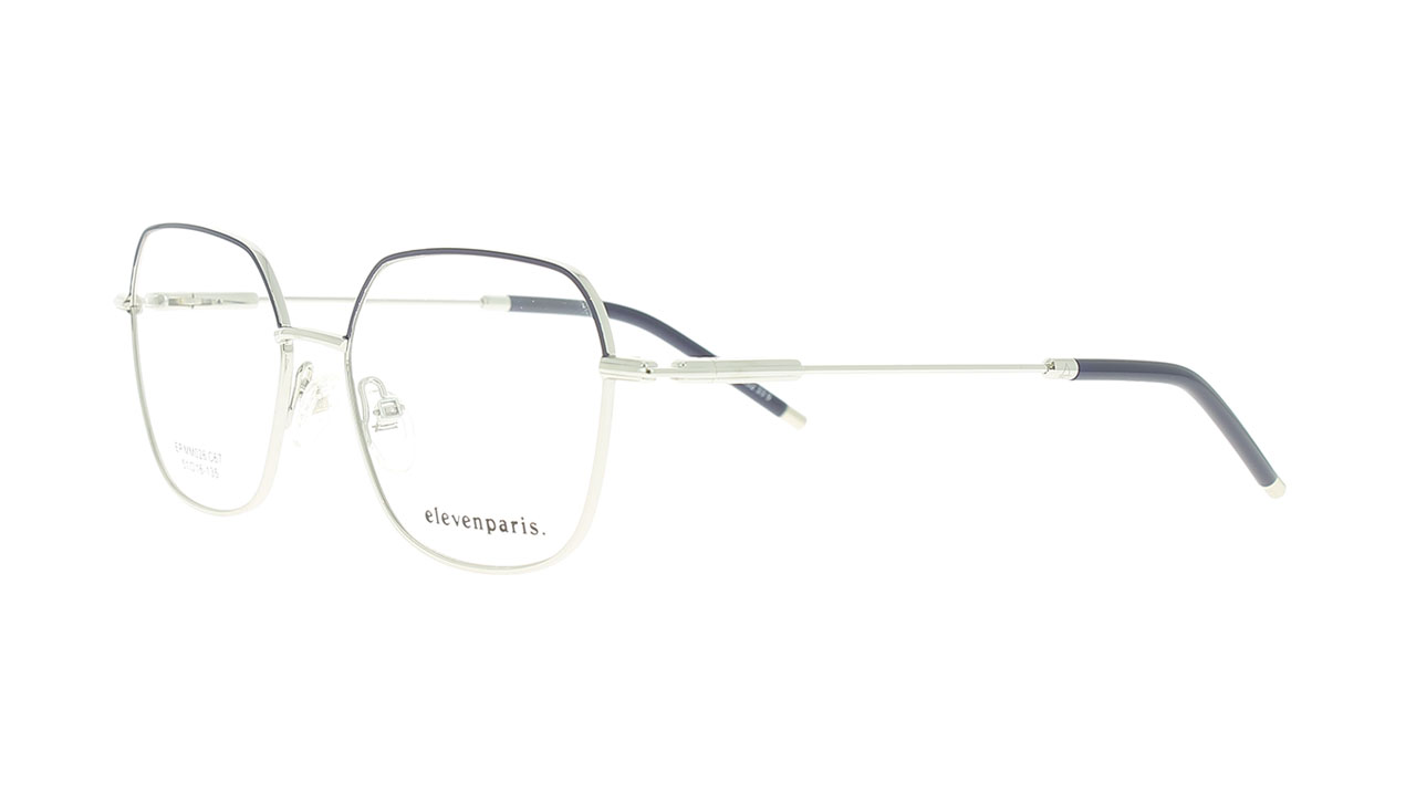 Paire de lunettes de vue Eleven-paris Epmm026 couleur marine - Côté à angle - Doyle