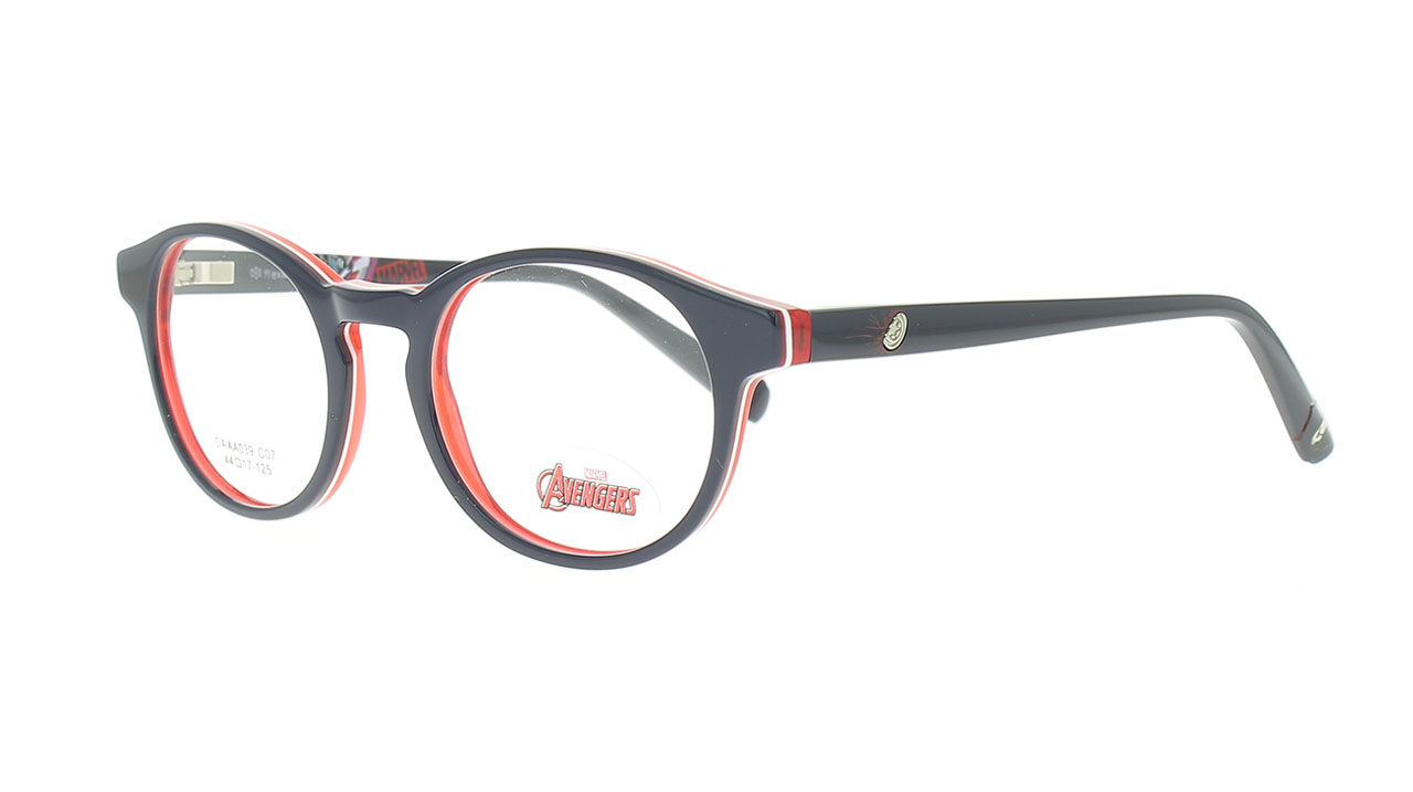 Paire de lunettes de vue Opal-enfant Daaa039 couleur marine - Côté à angle - Doyle