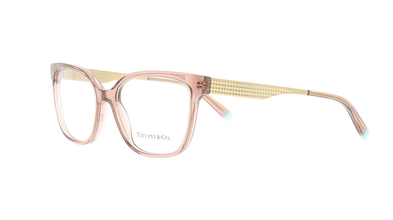Paire de lunettes de vue Tiffany Tf2189 couleur rose - Côté à angle - Doyle
