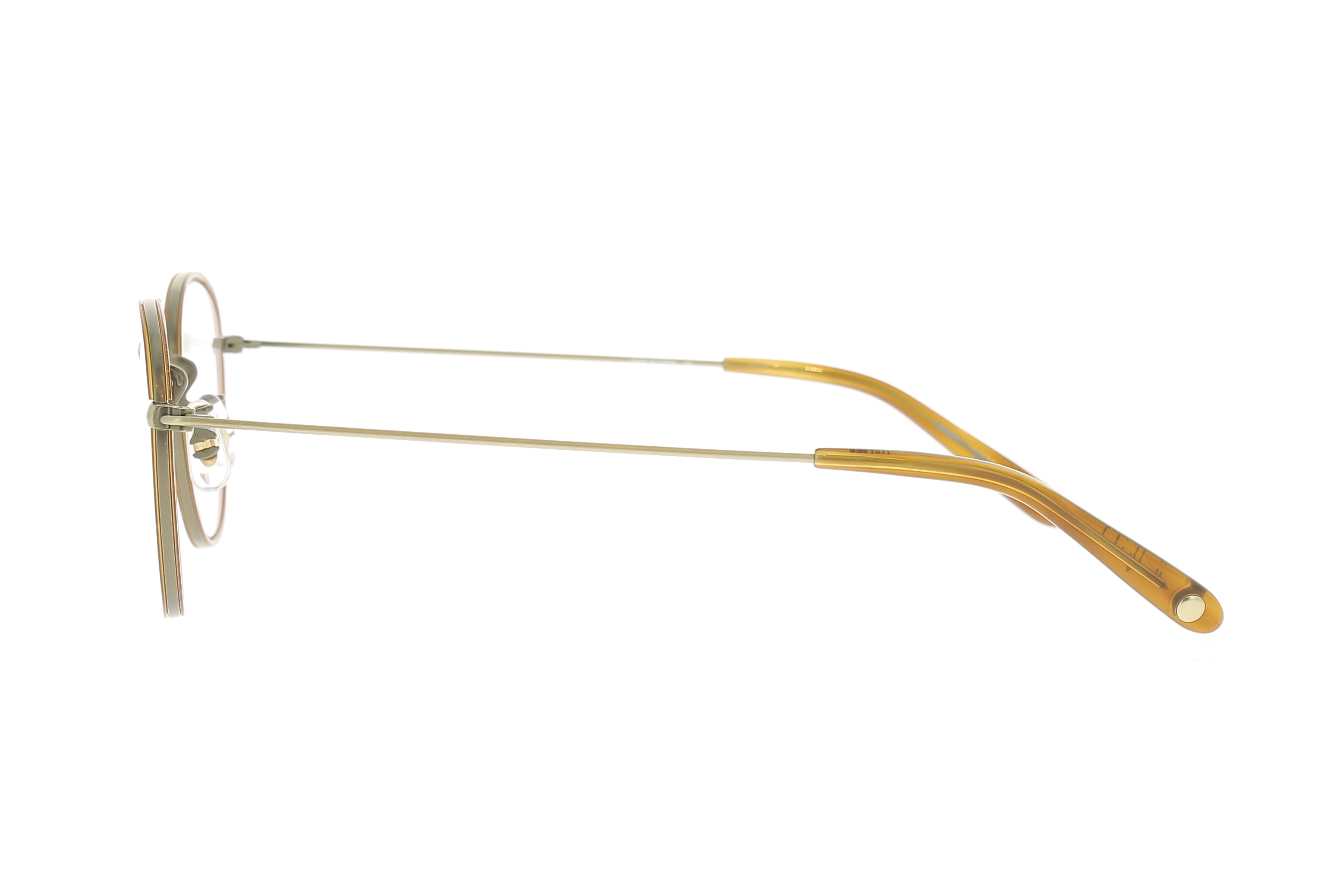 Paire de lunettes de vue Garrett-leight Paloma couleur bronze - Côté droit - Doyle