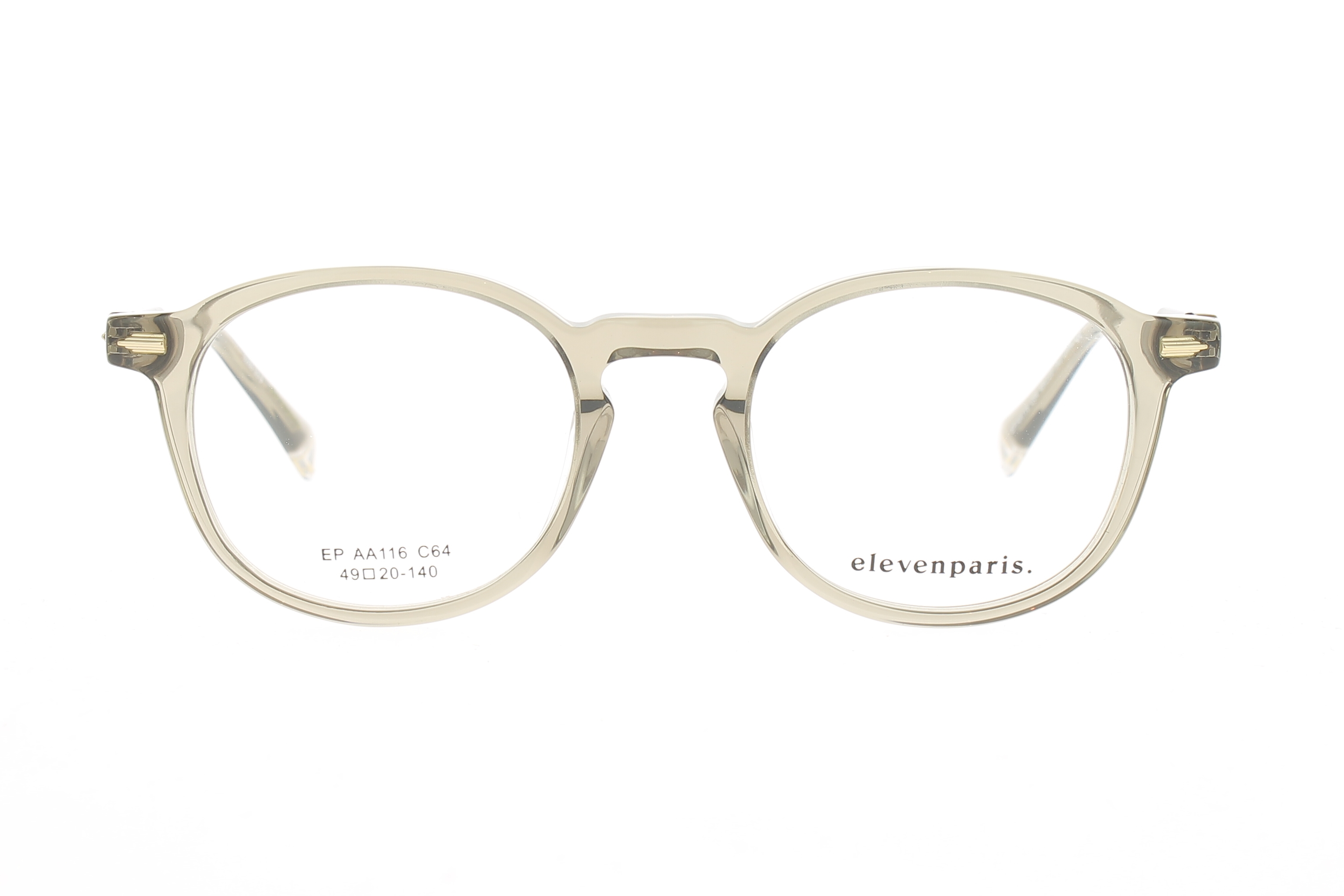 Paire de lunettes de vue Eleven-paris Epaa116 couleur gris - Doyle