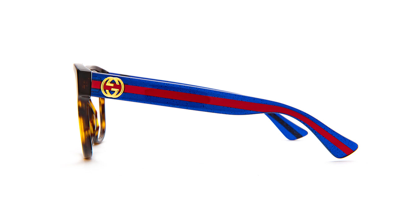Paire de lunettes de vue Gucci Gg0038o couleur brun - Côté droit - Doyle