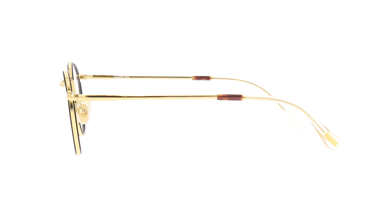 Paire de lunettes de vue Toms Asher 201 couleur noir - Côté droit - Doyle