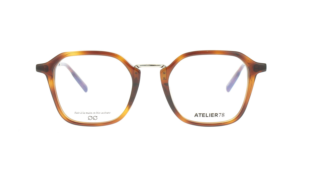 Paire de lunettes de vue Atelier78 Londres couleur brun - Doyle