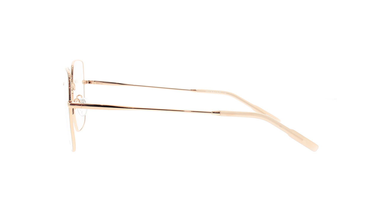 Paire de lunettes de vue Atelier78 Orchid couleur or rose - Côté droit - Doyle