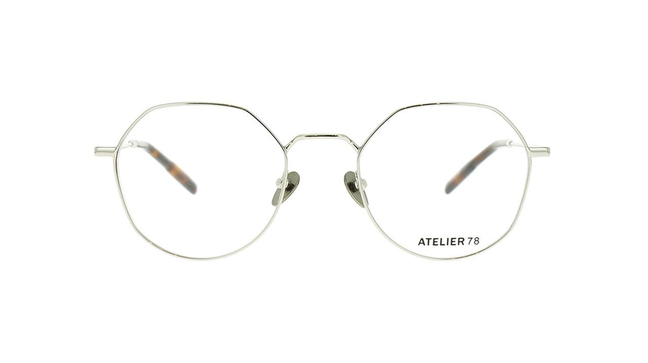 Paire de lunettes de vue Atelier78 Milan couleur gris - Doyle
