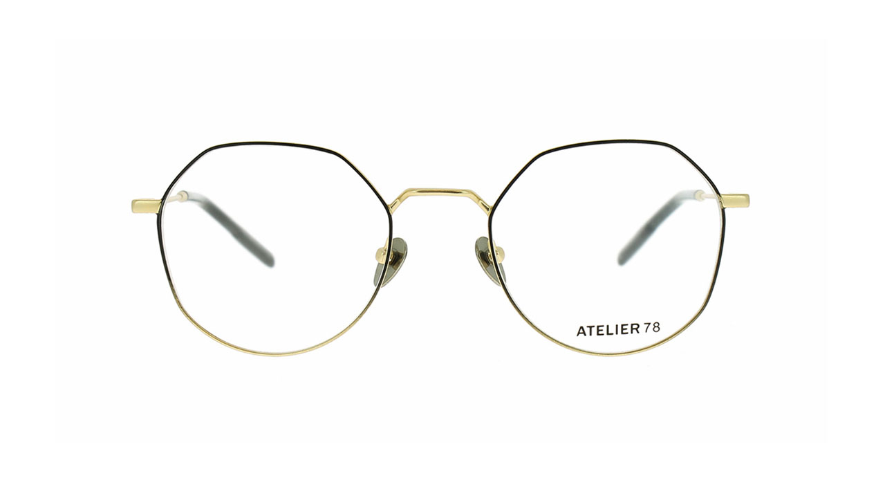 Paire de lunettes de vue Atelier78 Milan couleur noir - Doyle