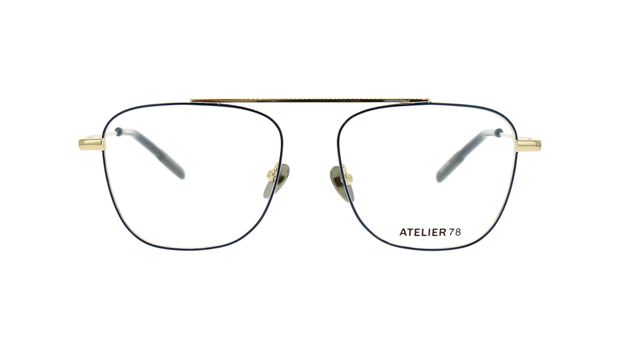 Paire de lunettes de vue Atelier78 Paris couleur bleu - Doyle