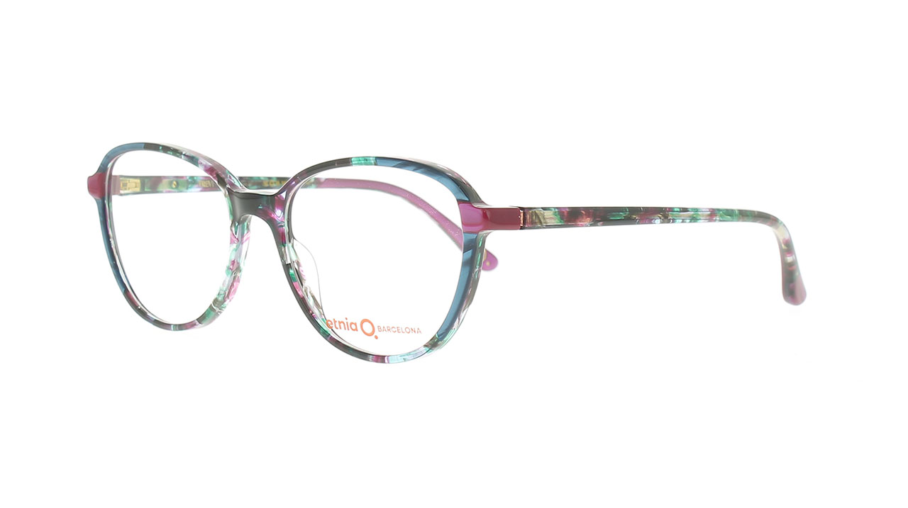 Paire de lunettes de vue Etnia-barcelona Trevi couleur mauve - Côté à angle - Doyle