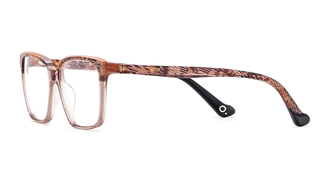 Paire de lunettes de vue Etnia-barcelona Cariboo couleur rose - Côté à angle - Doyle