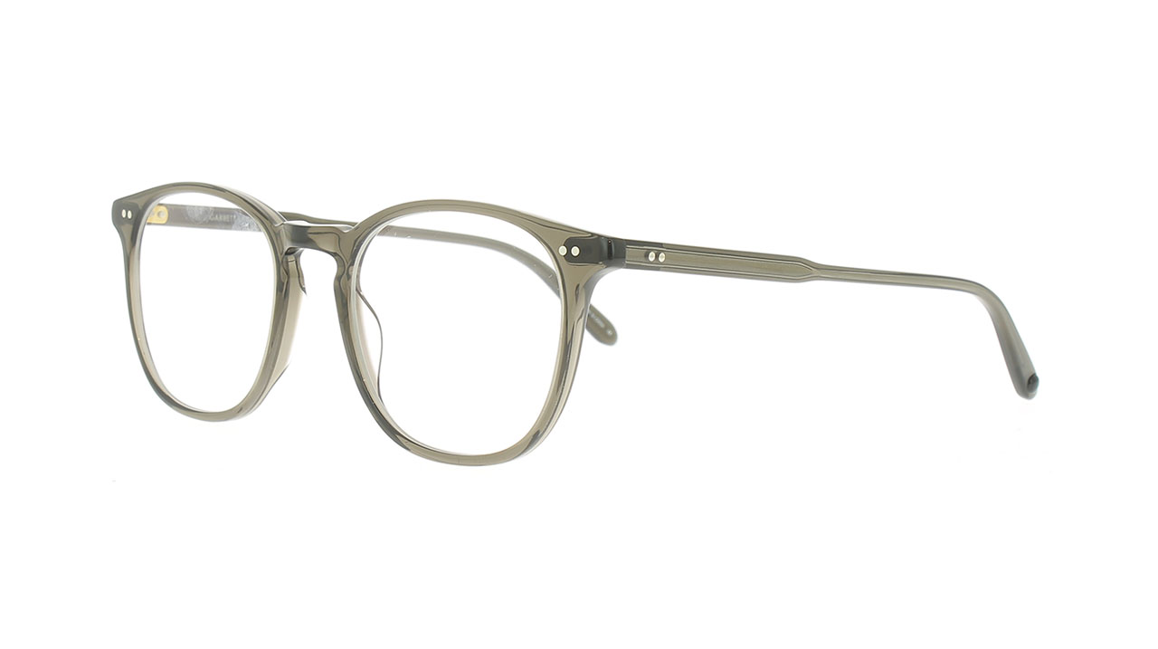 Paire de lunettes de vue Garrett-leight Justice couleur noir - Côté à angle - Doyle