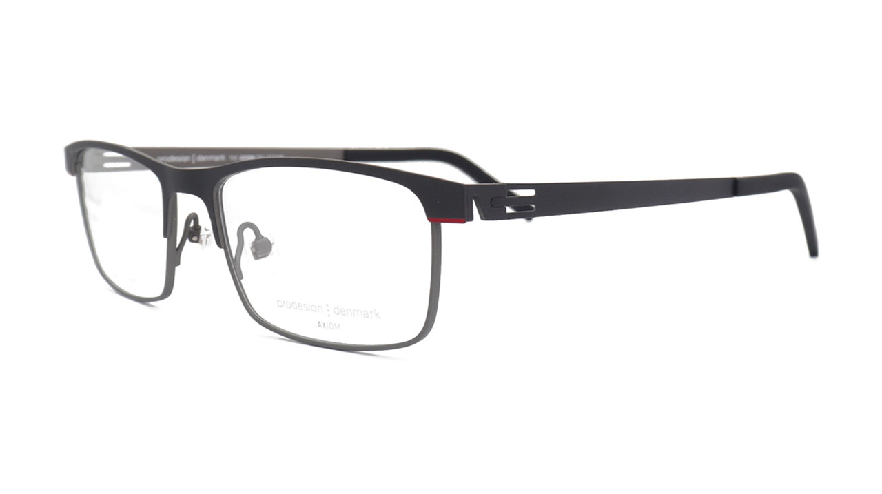 Paire de lunettes de vue Prodesign 6314 couleur noir - Côté à angle - Doyle