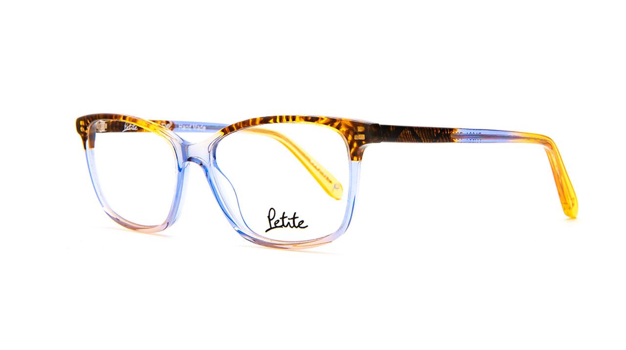 Paire de lunettes de vue Jf-rey-petite Pa064 couleur mauve - Côté à angle - Doyle