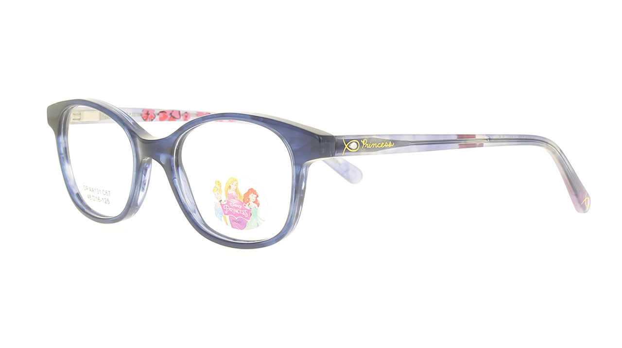 Paire de lunettes de vue Opal-enfant Dpaa131 couleur marine - Côté à angle - Doyle