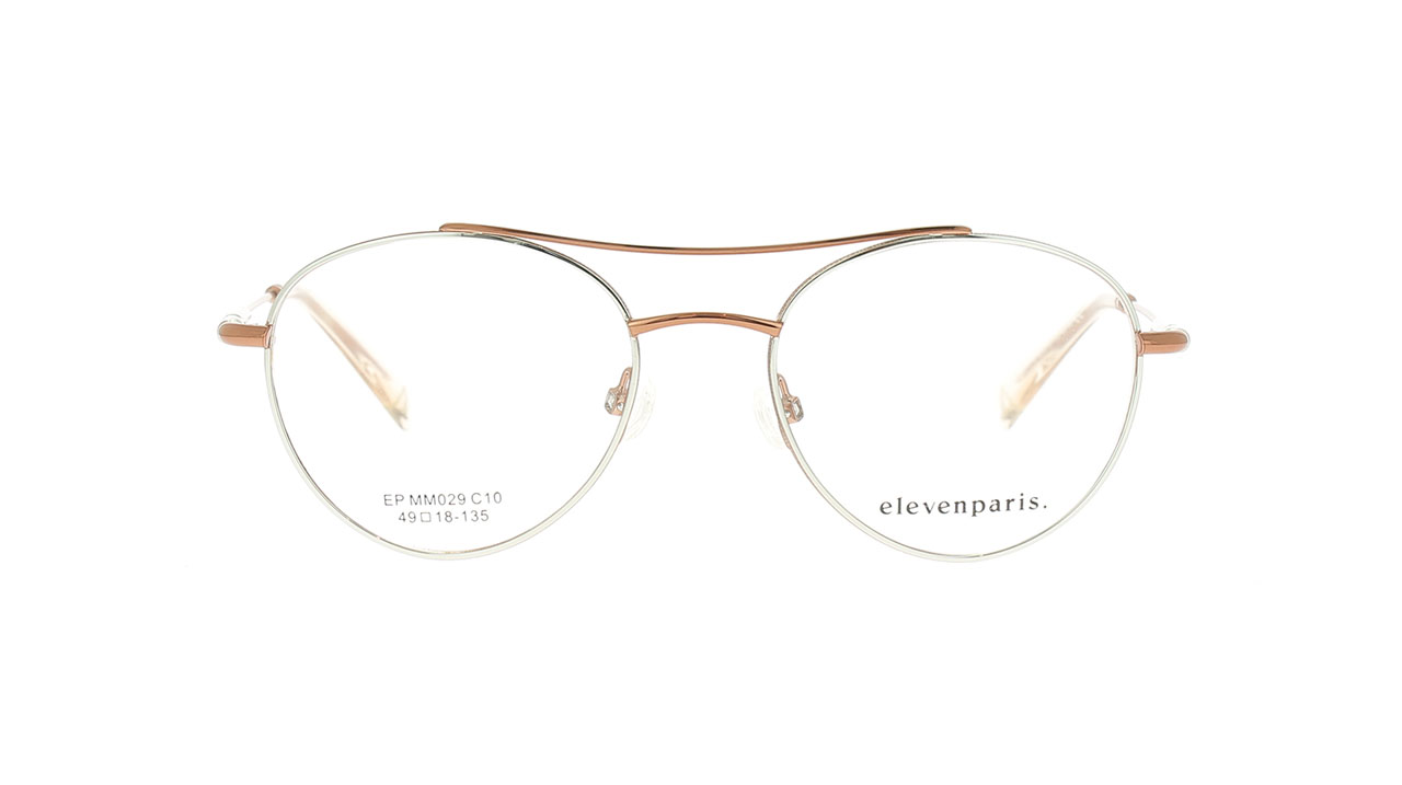 Paire de lunettes de vue Elevenparis Epmm029 couleur bronze - Doyle