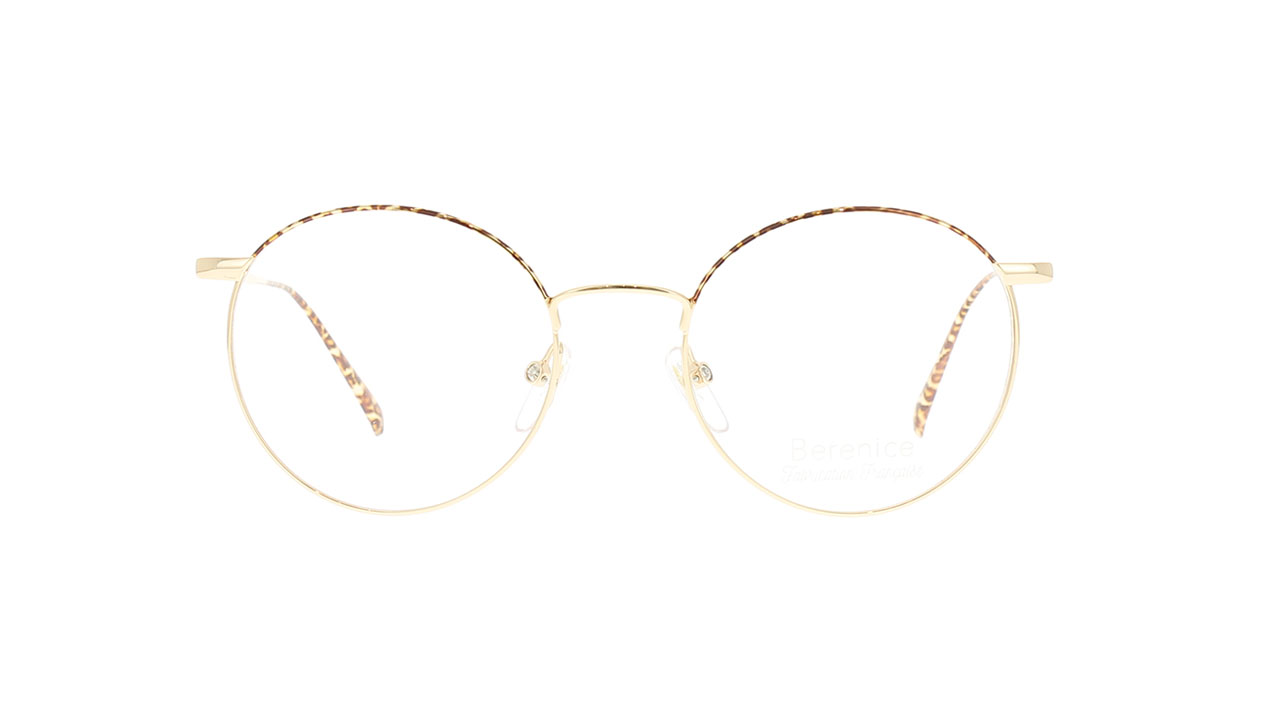 Paire de lunettes de vue Berenice Allix couleur or rose - Doyle