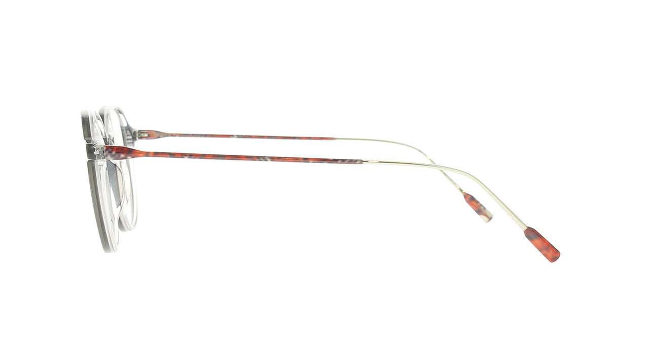 Paire de lunettes de vue Berenice Amandine couleur gris - Côté droit - Doyle
