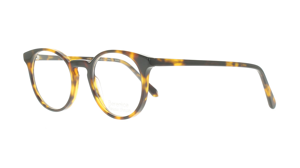Paire de lunettes de vue Berenice Anna couleur brun - Côté à angle - Doyle