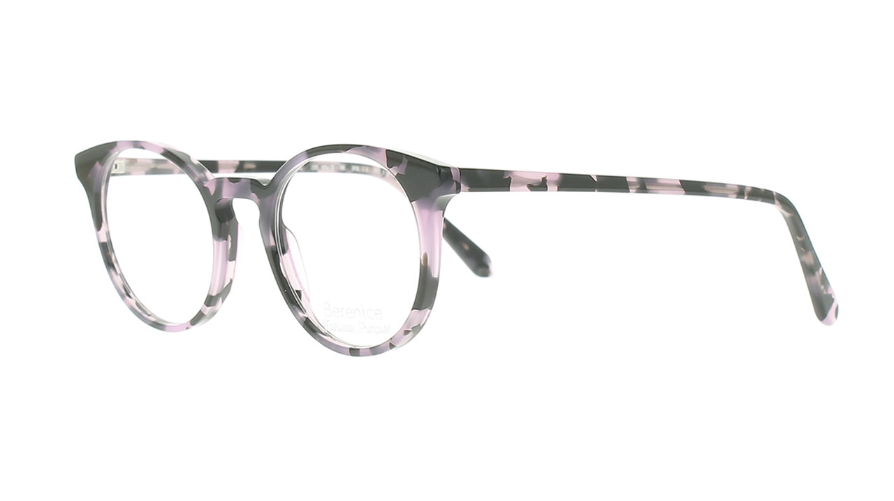 Paire de lunettes de vue Berenice Anna couleur mauve - Côté à angle - Doyle