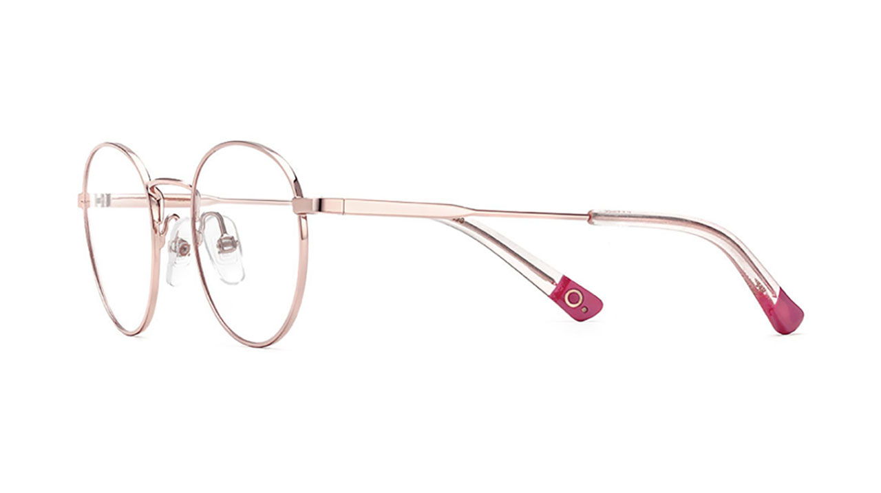 Paire de lunettes de vue Etnia-barcelona Napa 20 couleur or rose - Côté à angle - Doyle