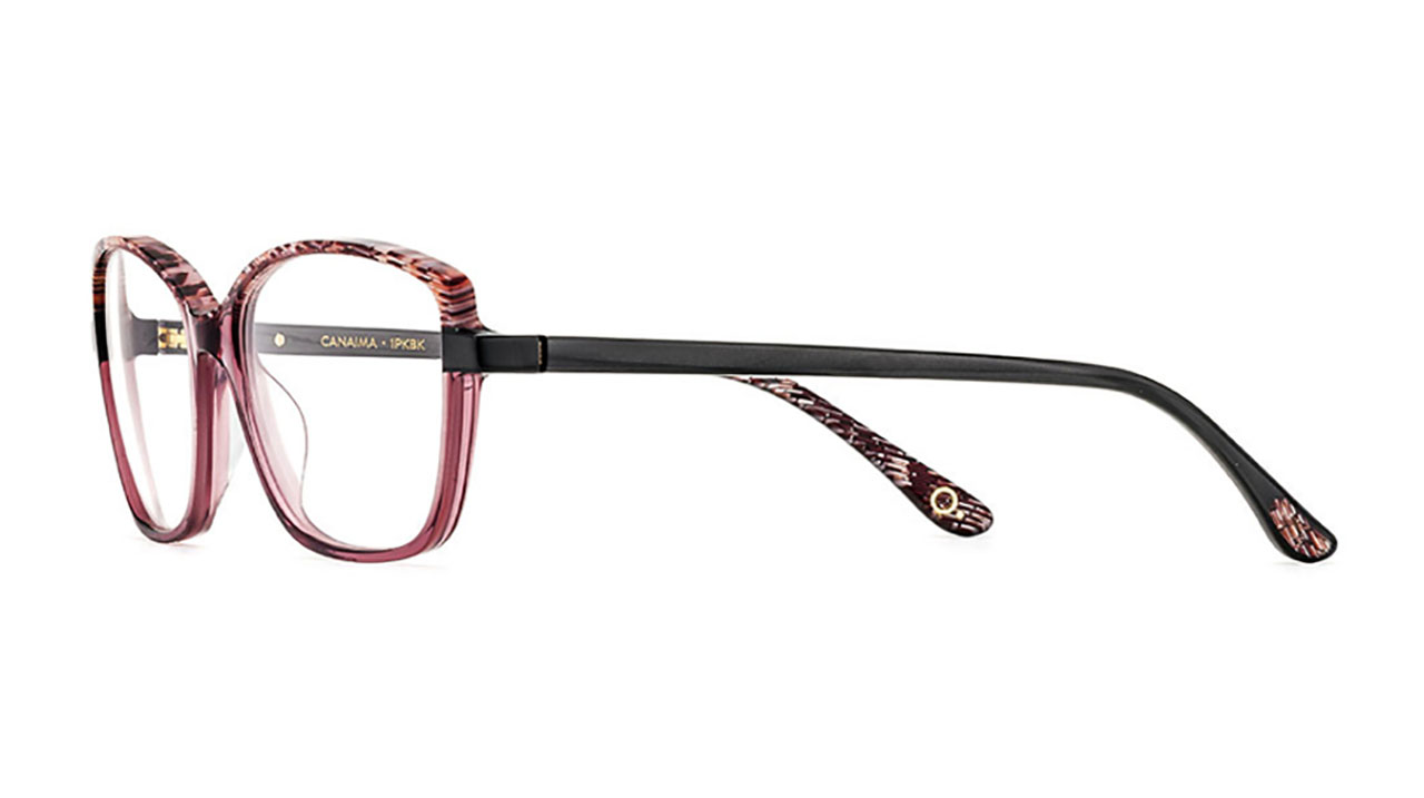 Paire de lunettes de vue Etnia-barcelona Canaima couleur rose - Côté à angle - Doyle