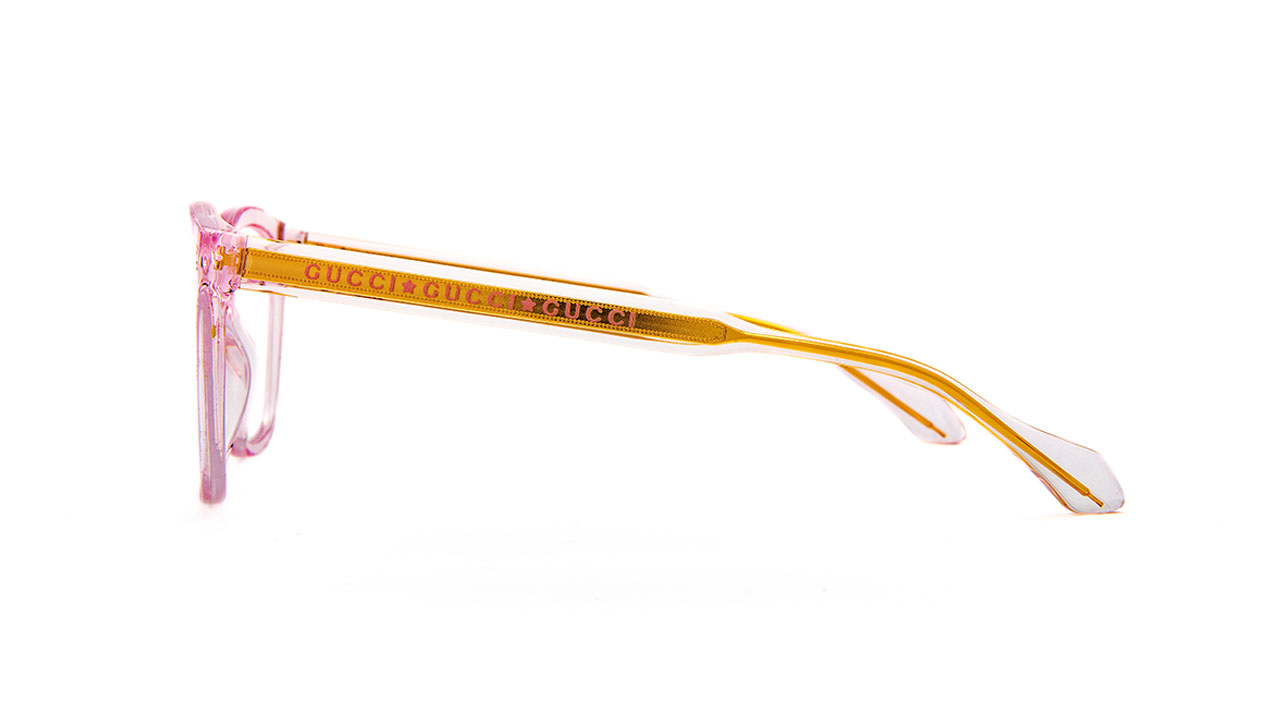 Paire de lunettes de vue Gucci Gg0566o couleur rose - Côté droit - Doyle