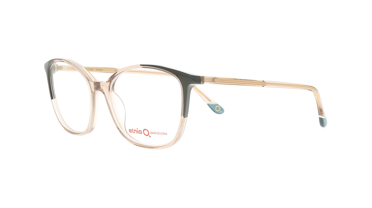 Paire de lunettes de vue Etnia-barcelona Lavender couleur sable - Côté à angle - Doyle